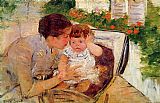 Susan Comforting the Baby 1881 by Mary Cassatt